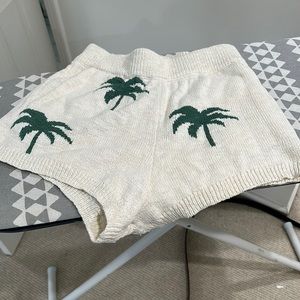 Show me your mumu palm tree knit shorts. Very cute!